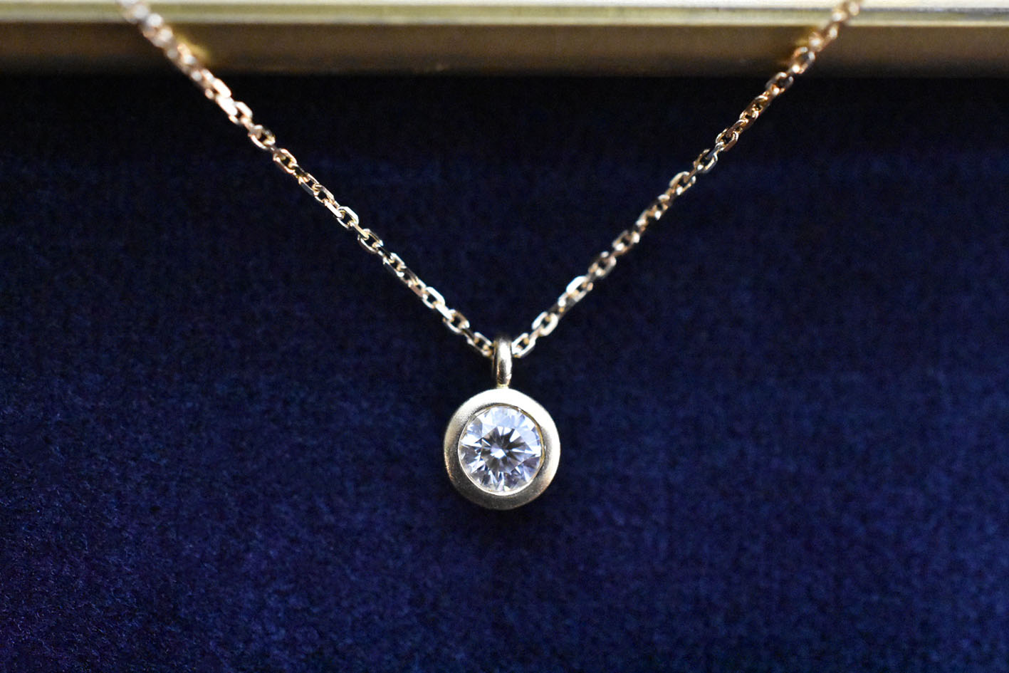 K18YG / Diamond Necklace Ⅱ 0.2ct / E / VS2 / EX