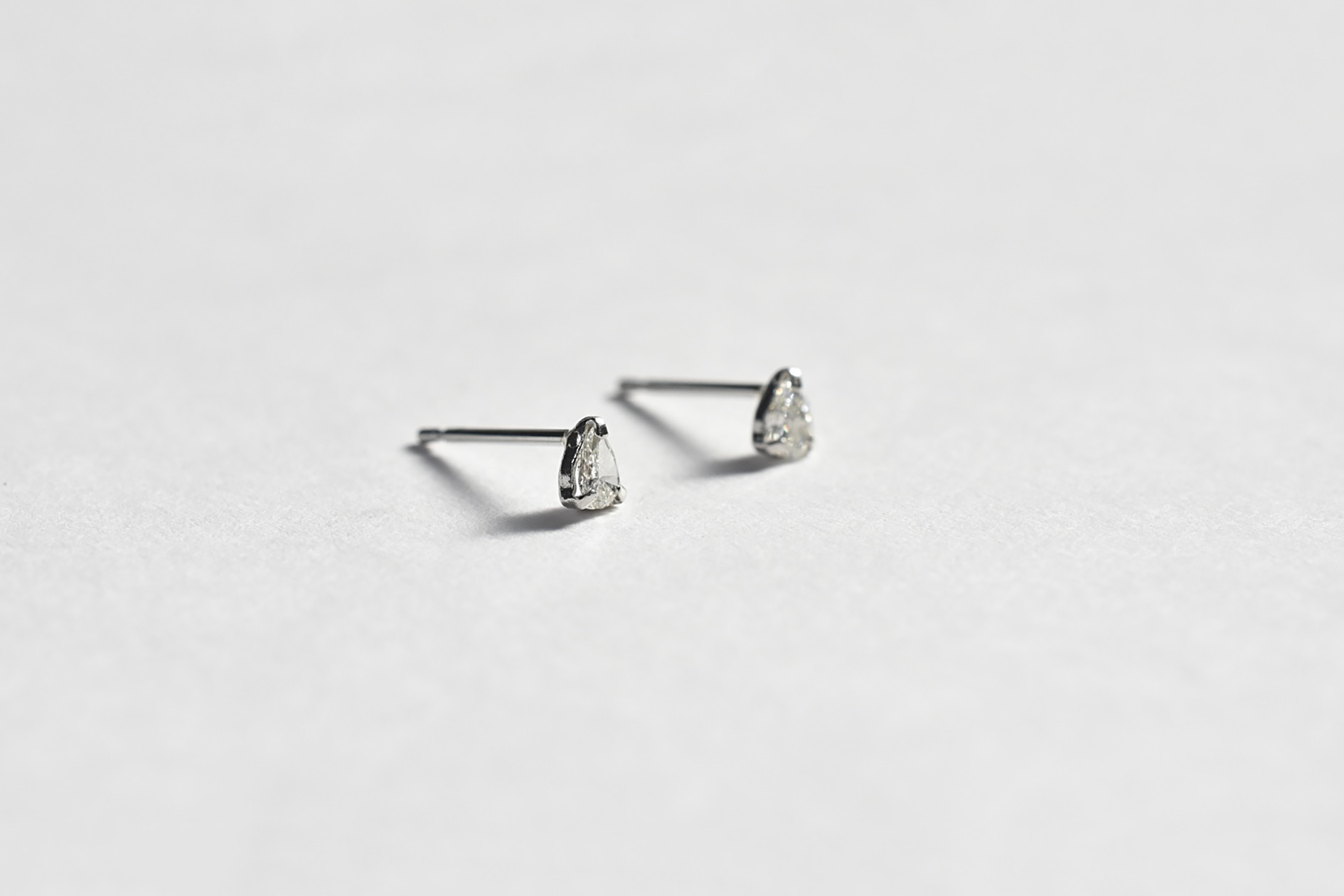 Ptペアシェイプダイヤピアス (3)