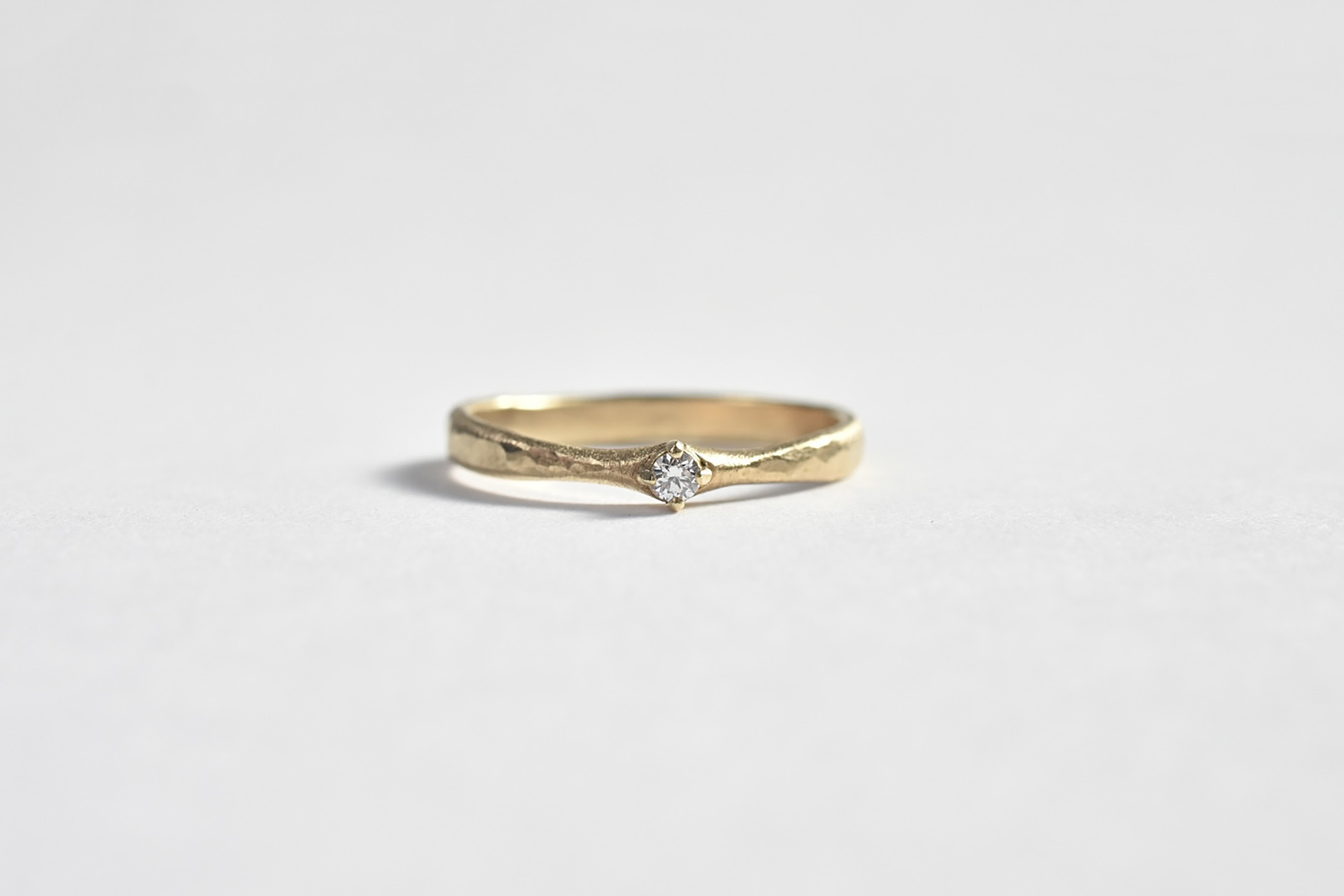 K18.ダイヤモンドリング0.03 (5)