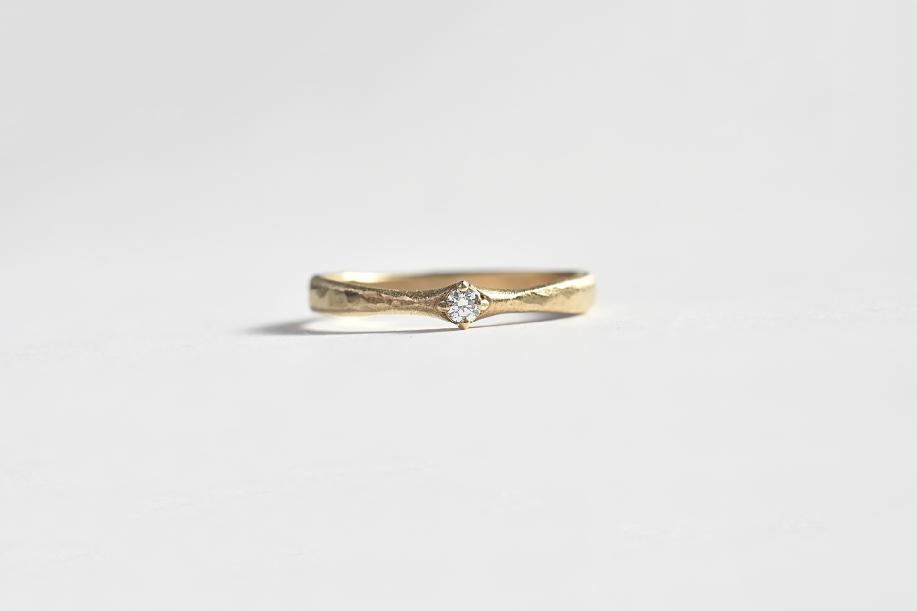 K18.ダイヤモンドリング0.03